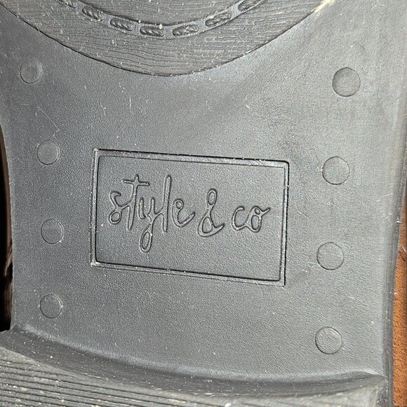 Ladies Madixe Tall Brown Boots - 7.5 Wide Calf - Picture 7 of 11